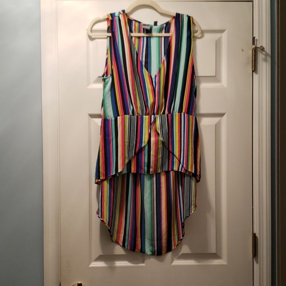 NY & CO SOHO Hi Lo Multicored Sleeveless